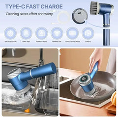 5 in-1-Electric Cleaning Brush Wahidsouq.com