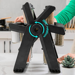 🧂 18 Jar Rotating Spice Rack Wahidsouq.com